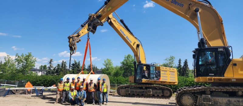 water main being fixed